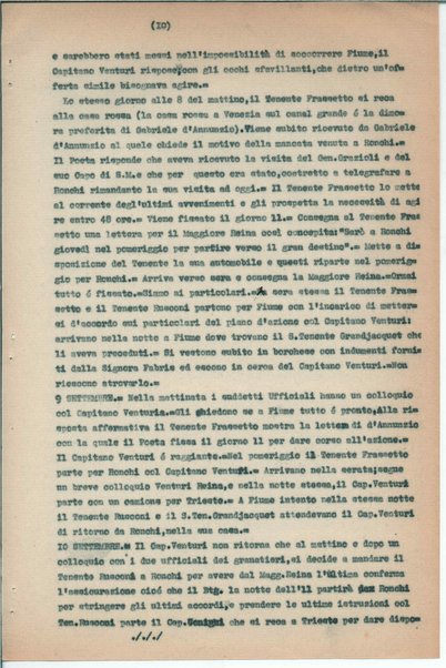 L'impresa di Fiume e i granatieri